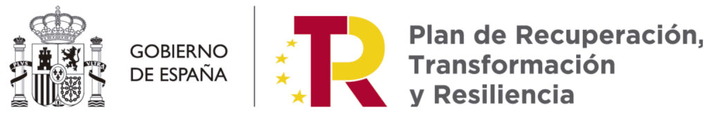 Logotipo plan de recuperación, transformación y resiliencia